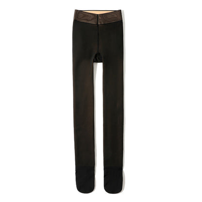 Sleek Legs Warm Fleece Pantyhose