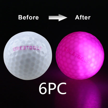 Waterproof LED Balls For Night Training High Hardness Material For Practice Balls